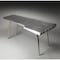 Homeroots 29.5 x 67.5 x 35.5 in. Funky Silver Wing Desk 389427 - alternate 8